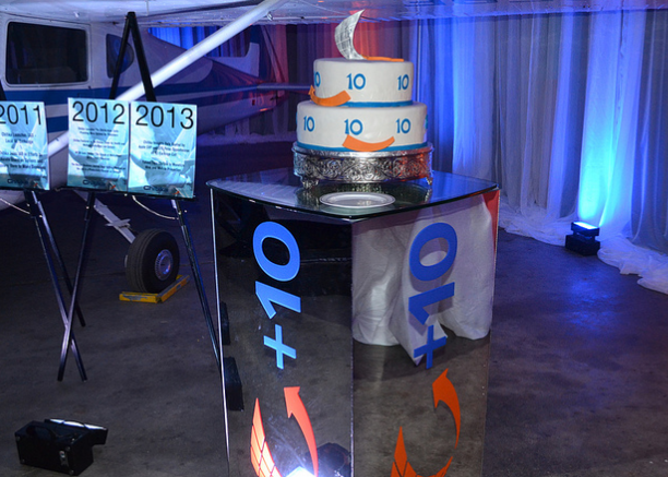 Chitika 10 Year Anniversary Cake